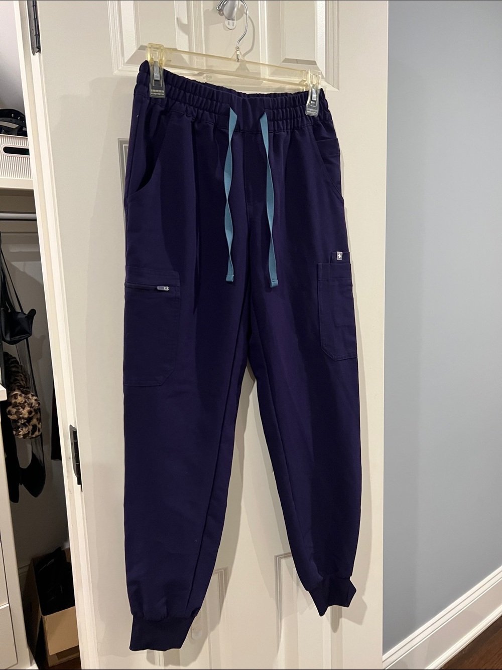 Figs purple pants
